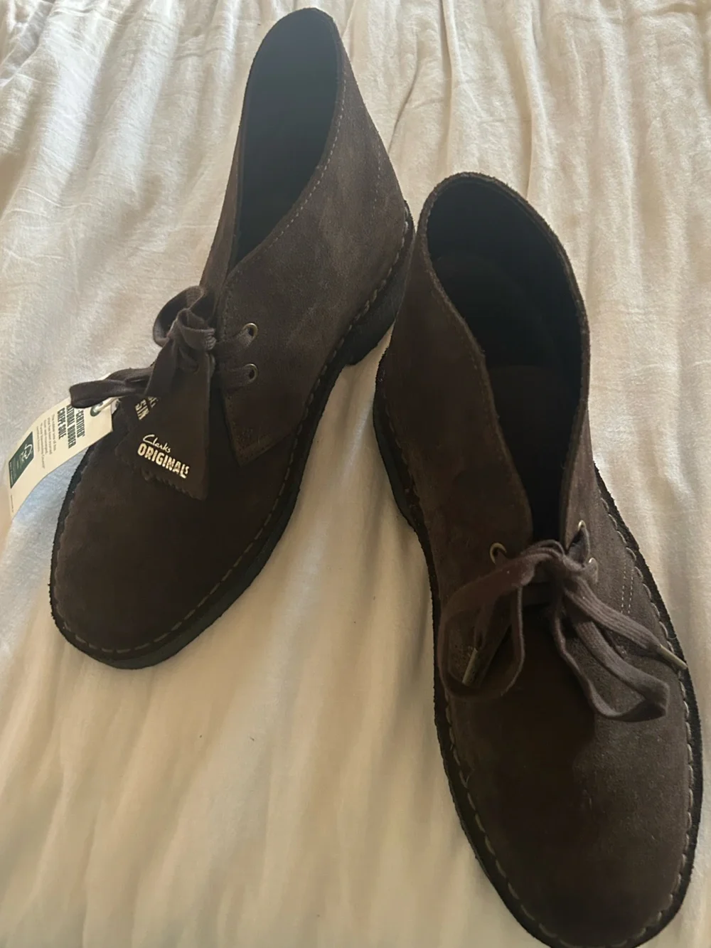 Clarks Brown Suede Desert Boots Chukka Original men’s 7 women’s 9
